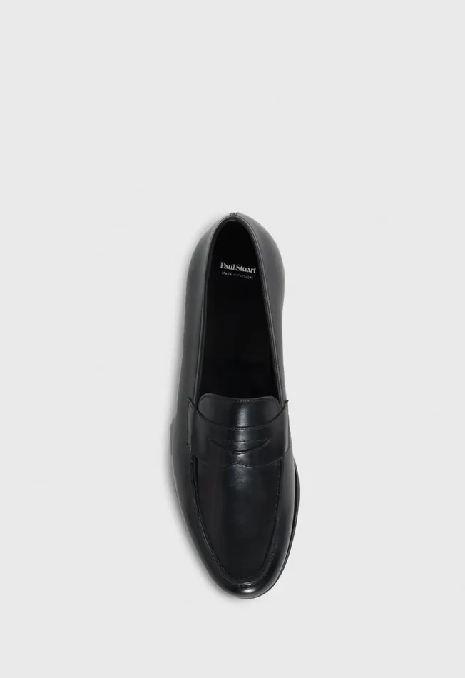 Men Ritz Leather Penny Loafer Black Paul Stuart Loafers Men Ritz Leather Penny Loafer Black Paul Stuart Loafers