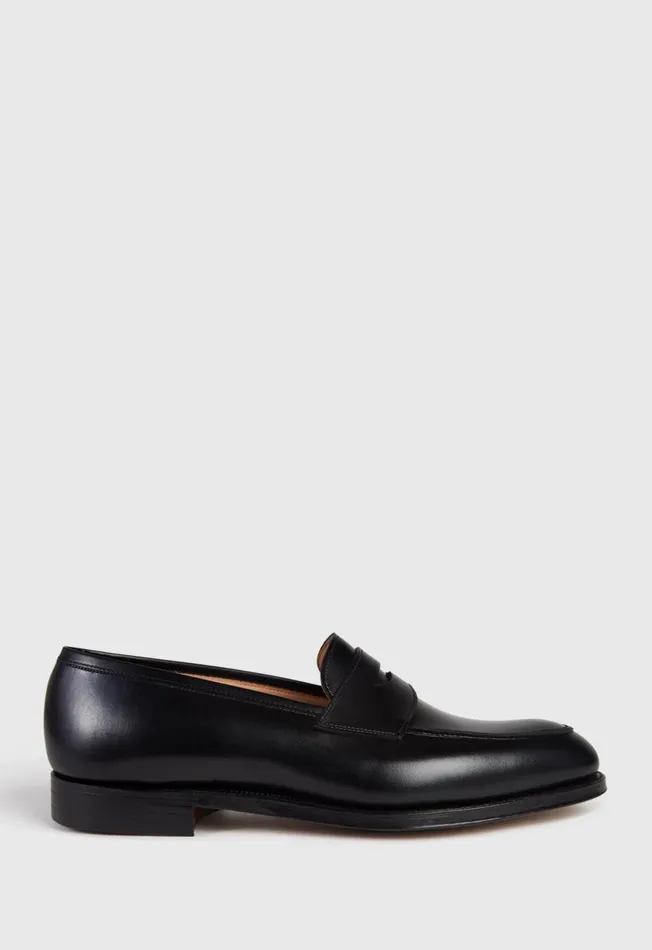 Men Rosebery Leather Penny Loafer Black Paul Stuart Loafers