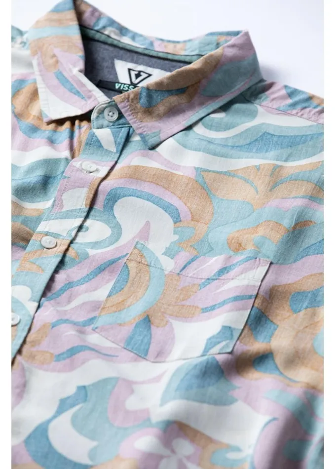 Men Shirts Vissla Mellow Eco Ss Shirt Dusty Rose