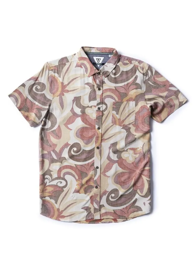 Men Shirts Vissla Mellow Eco Ss Shirt Picante