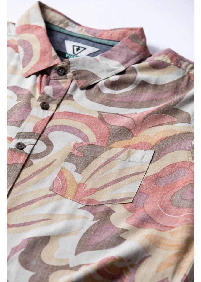 Men Shirts Vissla Mellow Eco Ss Shirt Picante