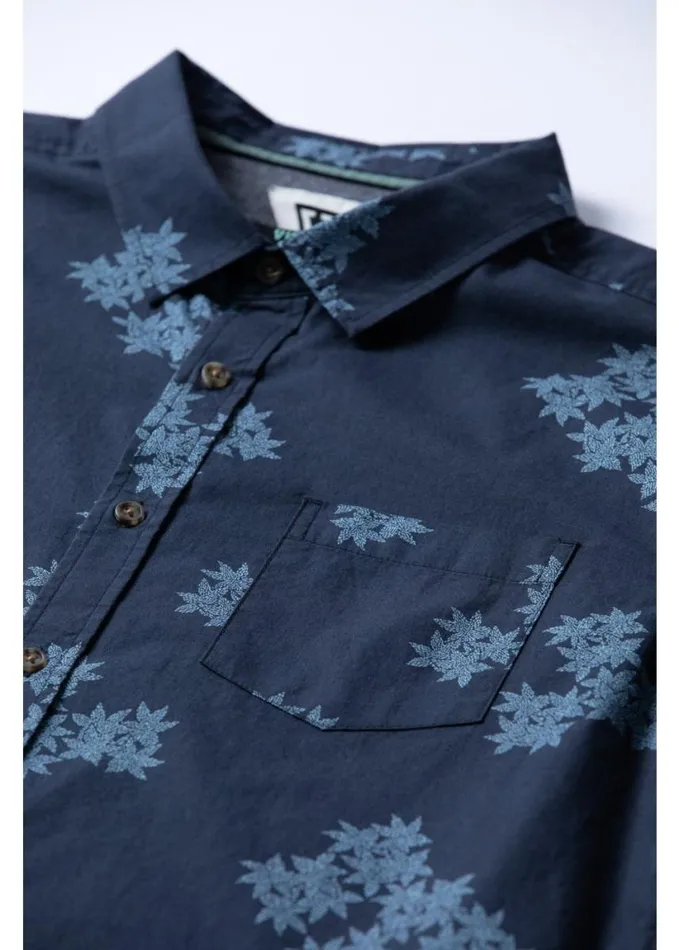 Men Shirts Vissla Sodwana Eco Ss Shirt Dark Naval