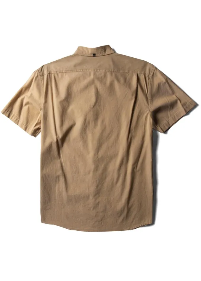 Men Shirts Vissla The Box Eco Ss Shirt Golden Hour