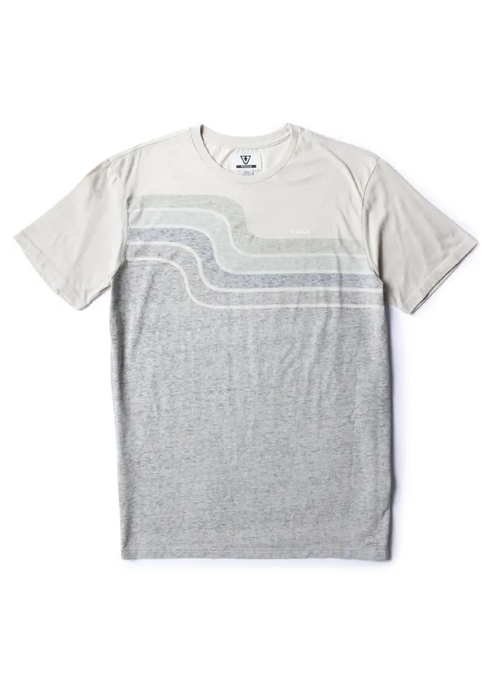 Men Short Sleeves Vissla Carve Ss Tee Dune