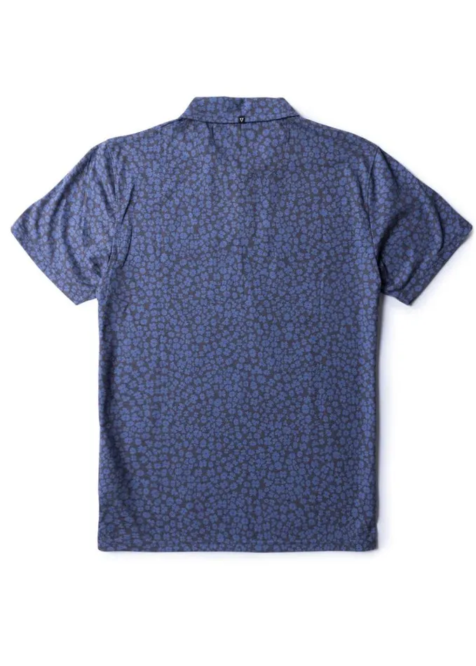 Men Short Sleeves Vissla HyLite Eco Ss Polo Dark Naval