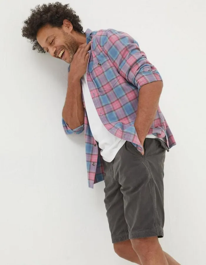 Men Shorts FatFace Cove Chino Shorts Dark Grey