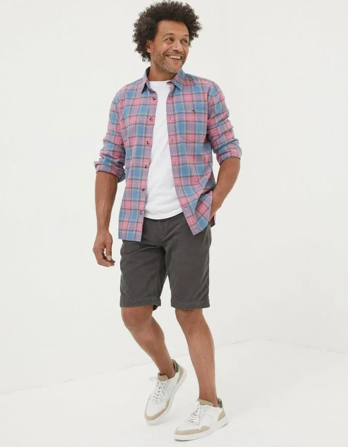 Men Shorts FatFace Cove Chino Shorts Dark Grey