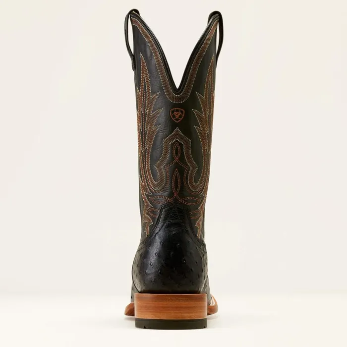 Men Showboat Cowboy Boot Black Full Quill Ostrichancient Black Ariat Western Boots Men Showboat Cowboy Boot Black Full Quill Ostrichancient Black Ariat Western Boots