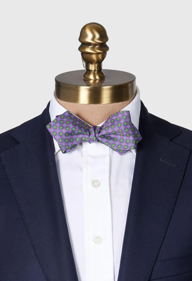 Men Silk Twill Micro Floral Bow Tie Blue Paul Stuart Ties Men Silk Twill Micro Floral Bow Tie Blue Paul Stuart Ties