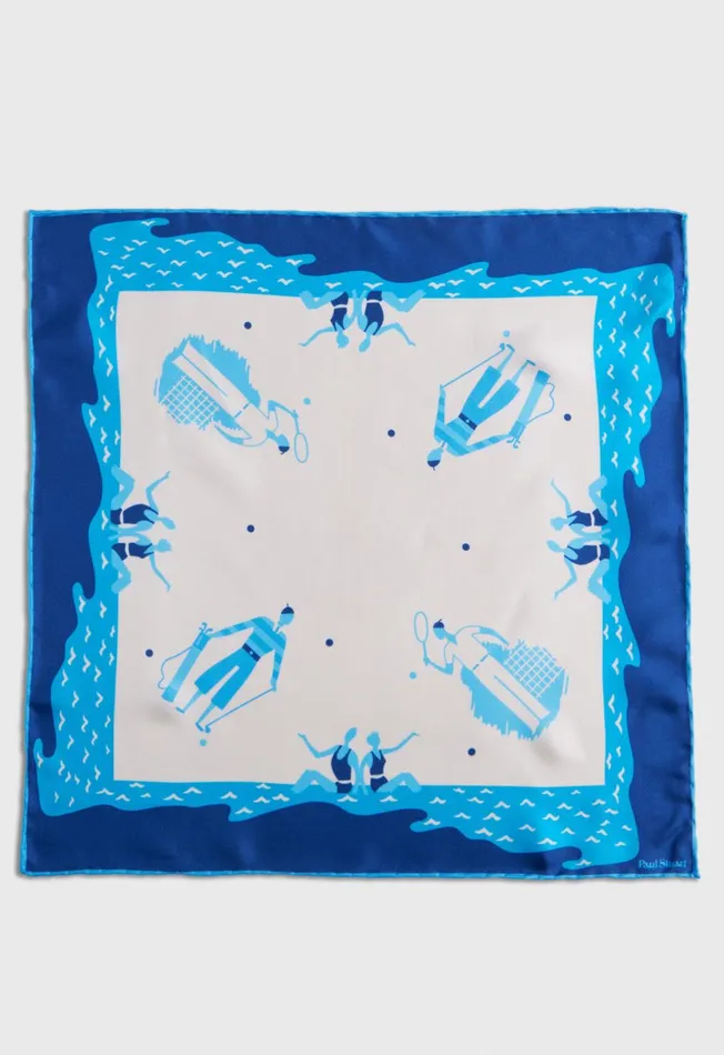 Men Silk Twill Summer Sports Pocket Square Multi Paul Stuart Pocket Squares Men Silk Twill Summer Sports Pocket Square Multi Paul Stuart Pocket Squares
