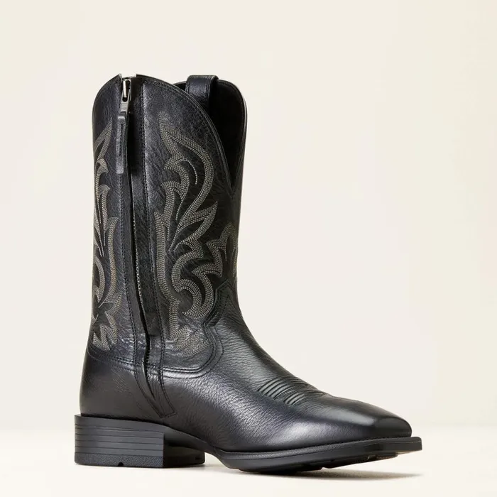 Men Slim Zip Ultra Western Boot Black Deertan Ariat Western Boots Men Slim Zip Ultra Western Boot Black Deertan Ariat Western Boots