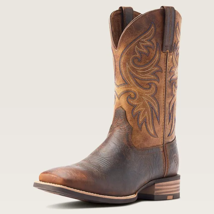 Men Slingshot Cowboy Boot Bartop Brown Ariat Western Boots