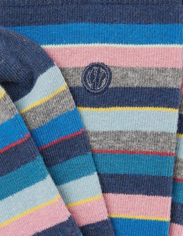 Men Socks and Underwear FatFace 1 Pack Bruce Stripe Socks Multi