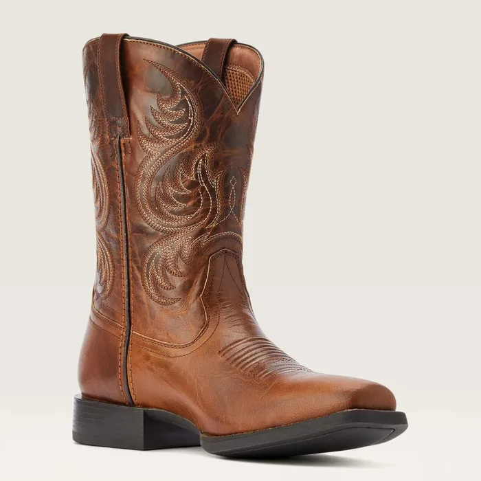 Men Sport Boss Man Western Boot Rich Cognac Ariat Dress and Fashion Boots Men Sport Boss Man Western Boot Rich Cognac Ariat Dress and Fashion Boots