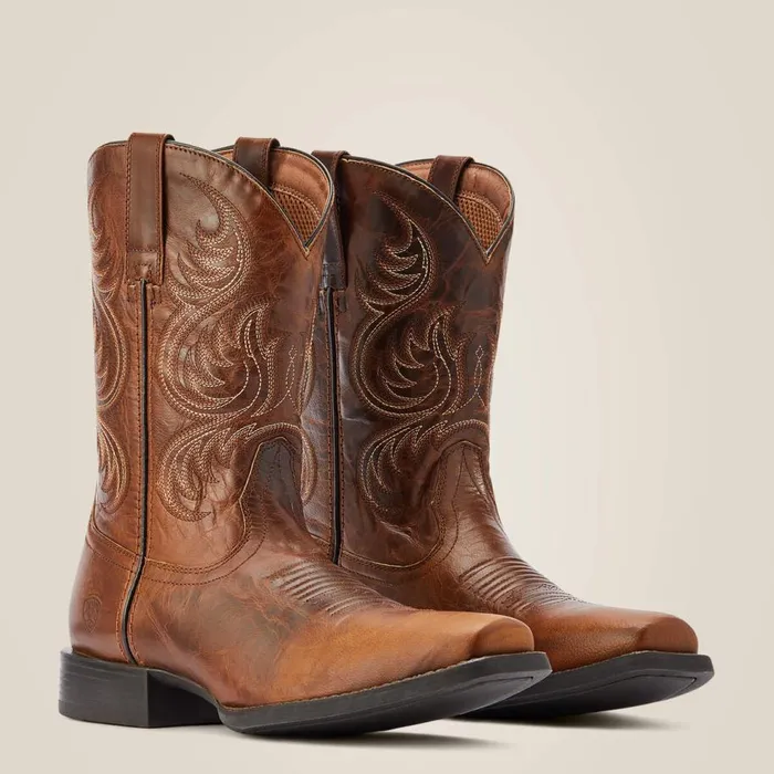 Men Sport Boss Man Western Boot Rich Cognac Ariat Dress and Fashion Boots Men Sport Boss Man Western Boot Rich Cognac Ariat Dress and Fashion Boots