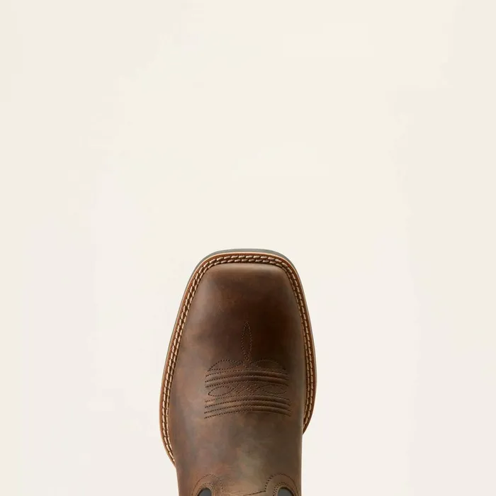 Men Sport Fresco VentTEK Western Boot Herd Brown Ariat Western Boots Men Sport Fresco VentTEK Western Boot Herd Brown Ariat Western Boots