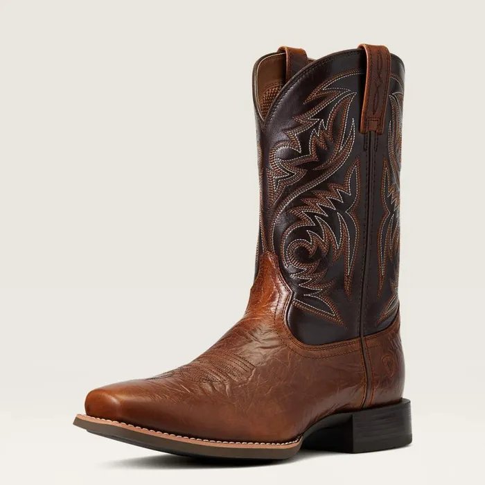 Men Sport Herdsman Cowboy Boot Peanut Butter Ariat Western Boots