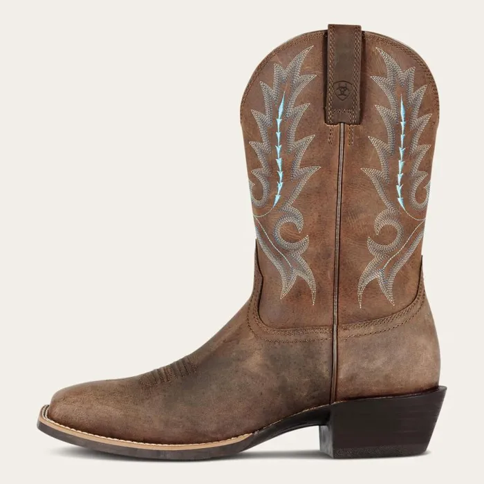 Men Sport Outfitter Western Boot Distressed Brown Ariat Western Boots Men Sport Outfitter Western Boot Distressed Brown Ariat Western Boots