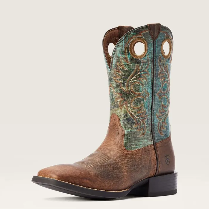 Men Sport Rodeo Western Boot Loco Brown Ariat Western Boots
