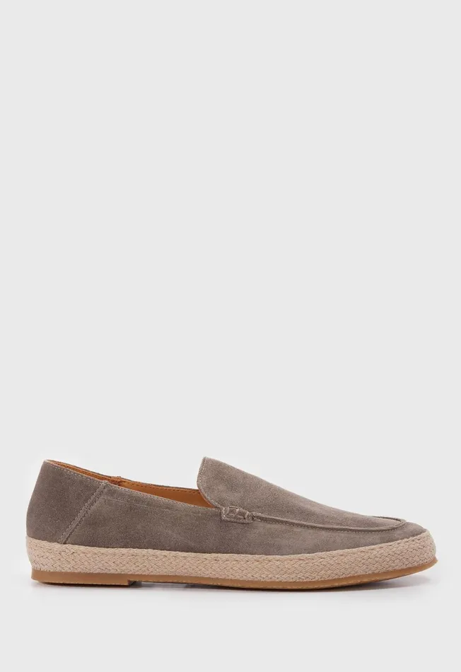 Men St Croix Suede Espadrille Black Paul Stuart Espadrilles