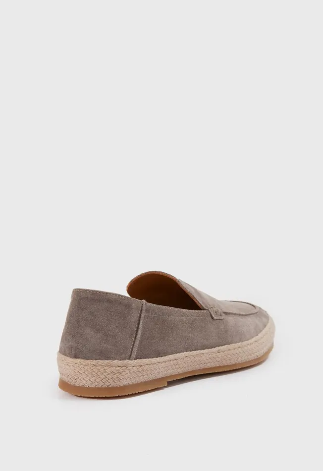 Men St Croix Suede Espadrille Black Paul Stuart Espadrilles