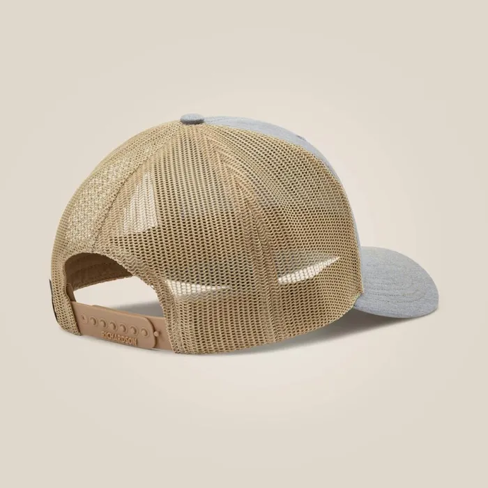 Men Stacked Logo Cap Greytan Ariat Hats and Caps
