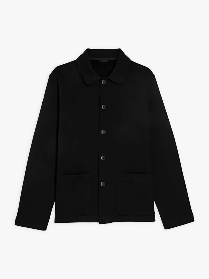 Men TShirts and Polos Agns B Black Mandarin 2 Jacket Cotton Fleece