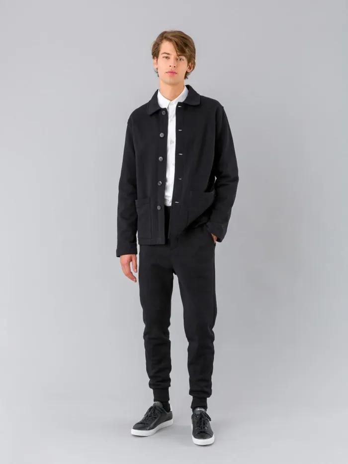 Men TShirts and Polos Agns B Black Mandarin 2 Jacket Cotton Fleece