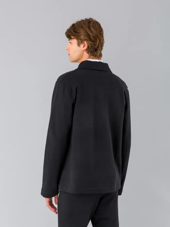 Men TShirts and Polos Agns B Black Mandarin 2 Jacket Cotton Fleece