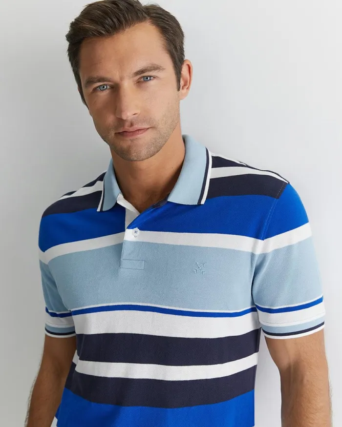Men TShirts and Polos Sportscraft Callows Polo Sky Blue
