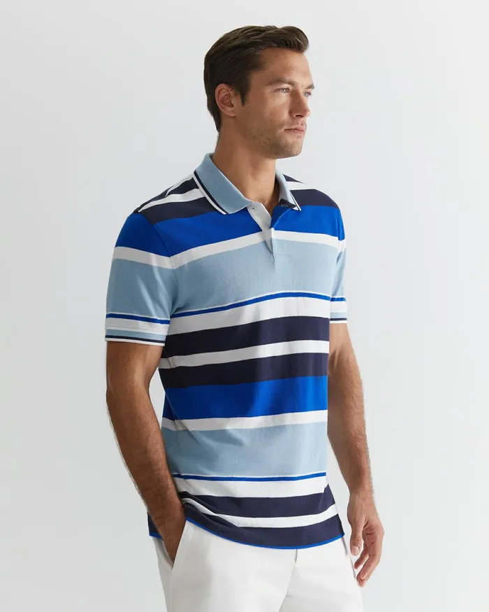 Men TShirts and Polos Sportscraft Callows Polo Sky Blue