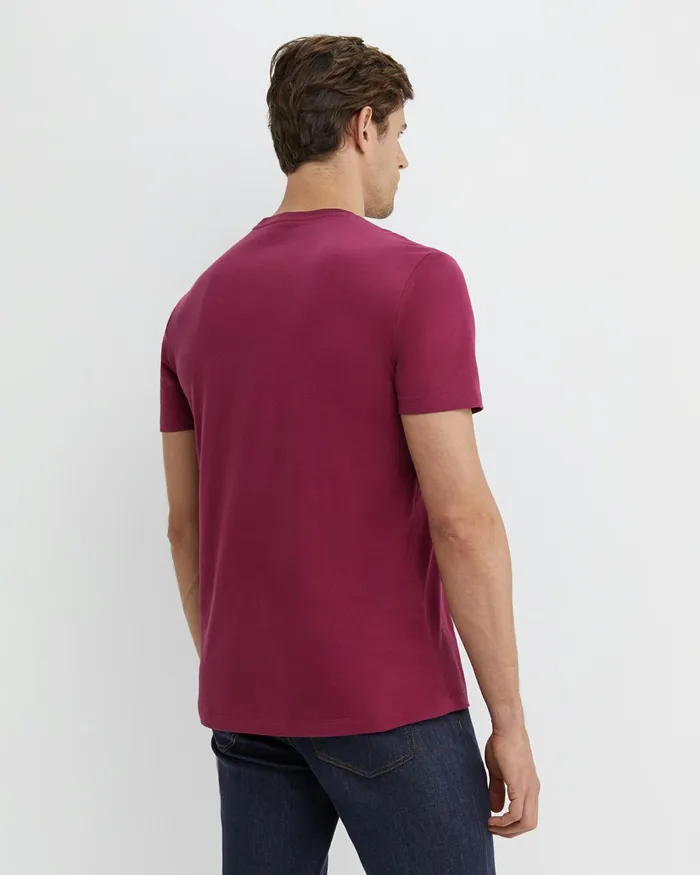 Men TShirts and Polos Sportscraft Supersoft Tee Mulberry