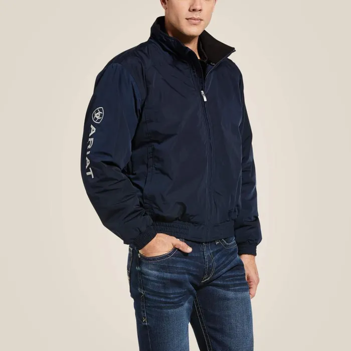 Men Team Insulated Jacket Navy Ariat Jackets and Vests