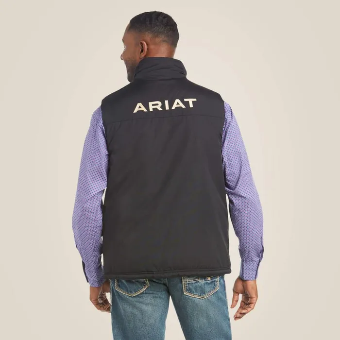 Men Team Logo Insulated Vest Black Ariat Jackets and Vests Men Team Logo Insulated Vest Black Ariat Jackets and Vests