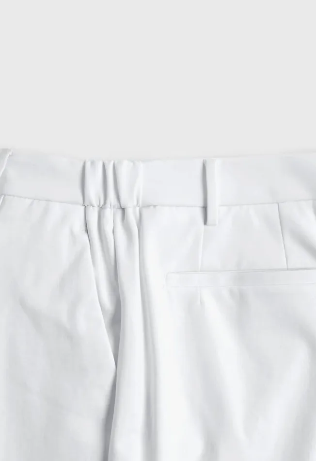 Men Technical Jersey Sport Trouser White Paul Stuart Pants Men Technical Jersey Sport Trouser White Paul Stuart Pants