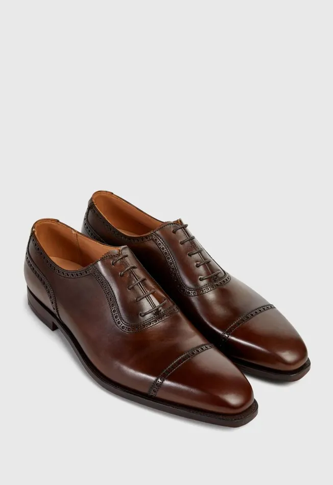 Men The Westbourne Brown Leather Cap Toe Brown Paul Stuart Laceups and Oxfords Men The Westbourne Brown Leather Cap Toe Brown Paul Stuart Laceups and Oxfords