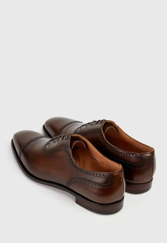 Men The Westbourne Brown Leather Cap Toe Brown Paul Stuart Laceups and Oxfords Men The Westbourne Brown Leather Cap Toe Brown Paul Stuart Laceups and Oxfords