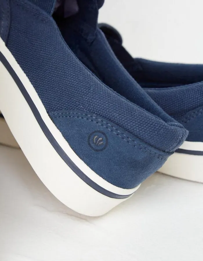 Men Trainers FatFace Ollie Slip On Trainers Navy