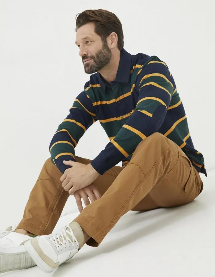Men Trousers and Chinos FatFace Corby Ripstop Cargo Trousers Tan