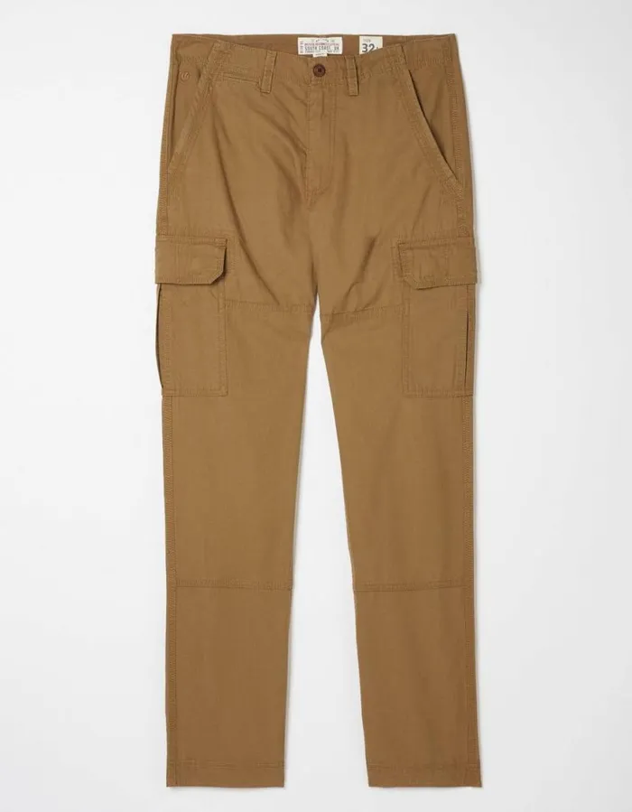 Men Trousers and Chinos FatFace Corby Ripstop Cargo Trousers Tan