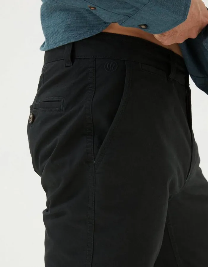 Men Trousers and Chinos FatFace Heyshott Slim Chinos Black