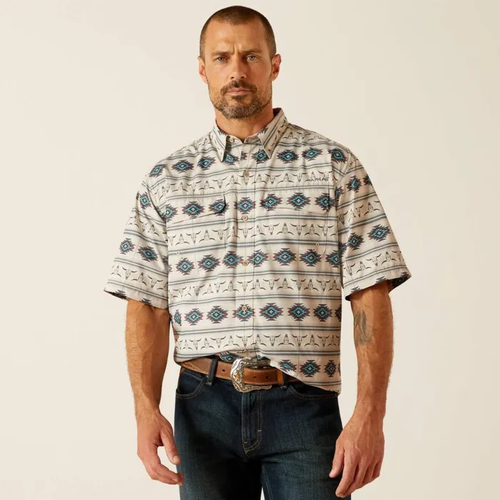 Men VentTEK Outbound Classic Fit Shirt French Oak Ariat Button Down Shirts