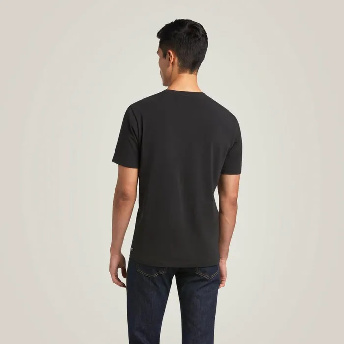 Men Vertical Logo TShirt Black Ariat TShirts and Polos Men Vertical Logo TShirt Black Ariat TShirts and Polos