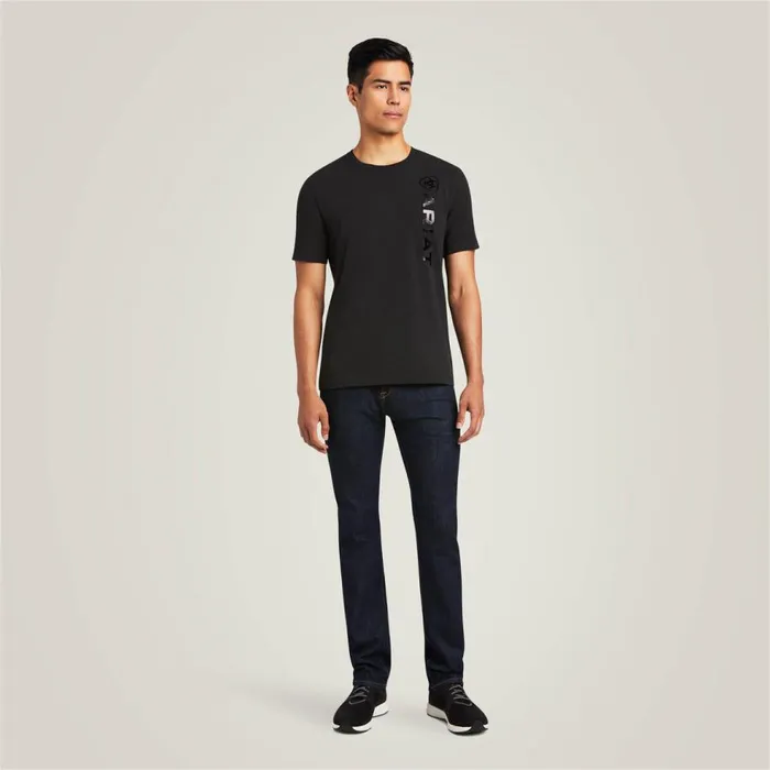 Men Vertical Logo TShirt Black Ariat TShirts and Polos Men Vertical Logo TShirt Black Ariat TShirts and Polos