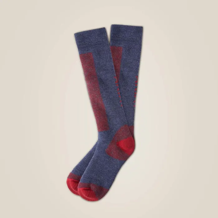 MenWomen AriatTEK Merino Socks Navyred Ariat Socks MenWomen AriatTEK Merino Socks Navyred Ariat Socks