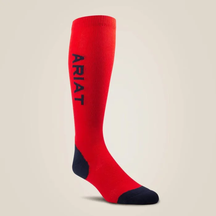 MenWomen AriatTEK Performance Socks Red Ariat Socks