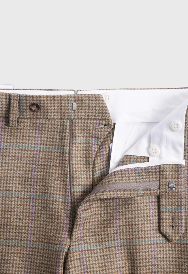 Men Wool Plaid James Trouser Olive Paul Stuart Pants Men Wool Plaid James Trouser Olive Paul Stuart Pants