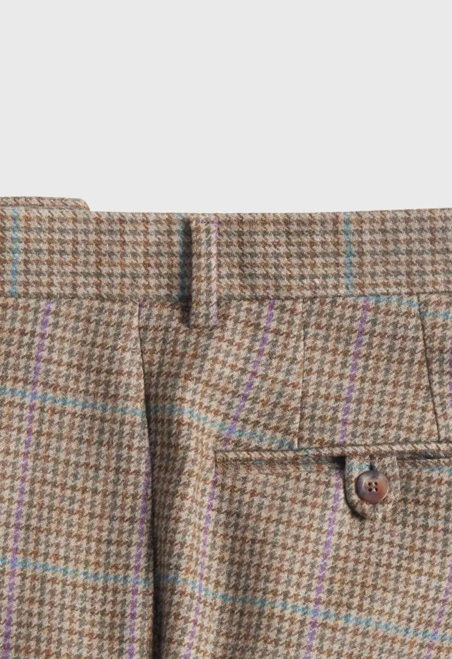 Men Wool Plaid James Trouser Olive Paul Stuart Pants Men Wool Plaid James Trouser Olive Paul Stuart Pants