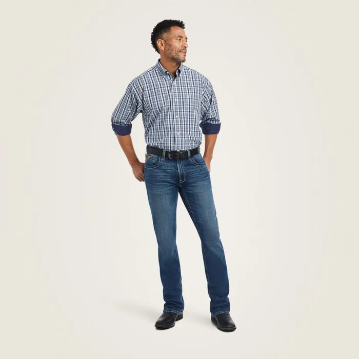 Men Wrinkle Free Igor Classic Fit Shirt Airy Blue Ariat Button Down Shirts Men Wrinkle Free Igor Classic Fit Shirt Airy Blue Ariat Button Down Shirts