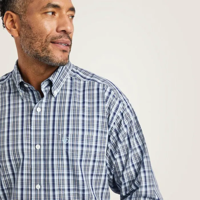 Men Wrinkle Free Igor Classic Fit Shirt Airy Blue Ariat Button Down Shirts Men Wrinkle Free Igor Classic Fit Shirt Airy Blue Ariat Button Down Shirts